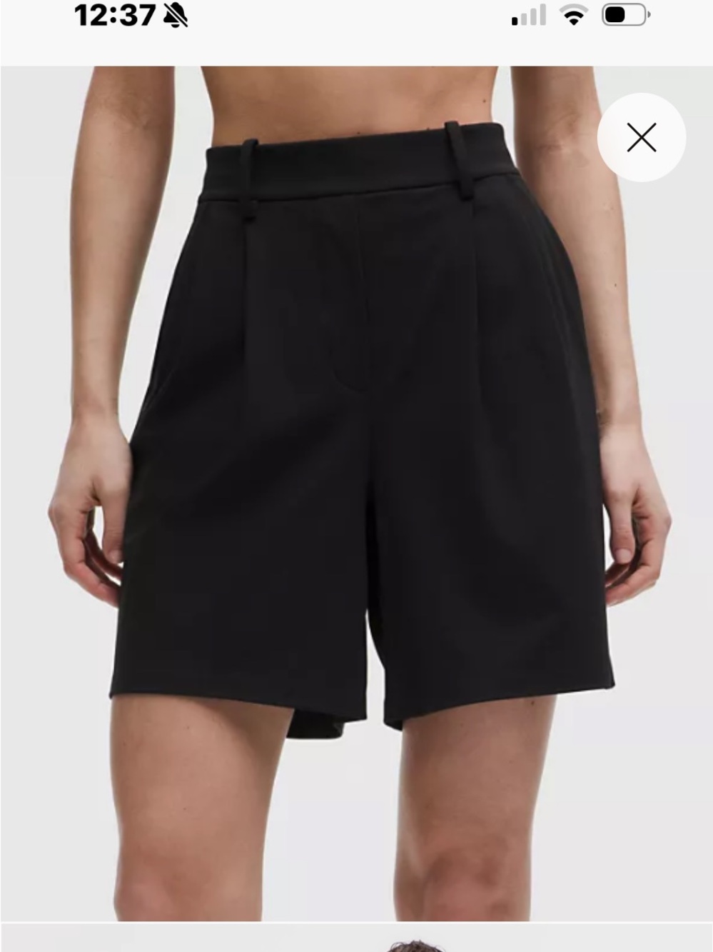 Lululemon Daydrift Pleated High-Rise Short 7 “